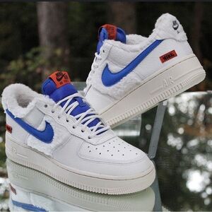 Nike💙Air Force 1 '07 'Sherpa Fleece' - DO6680 100 - Wmns Sz 9.5